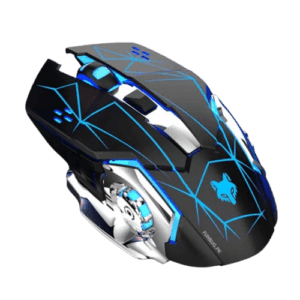 FunBug Premium RGB Gaming Mouse with adjustable DPI, 6 buttons, and LED lights