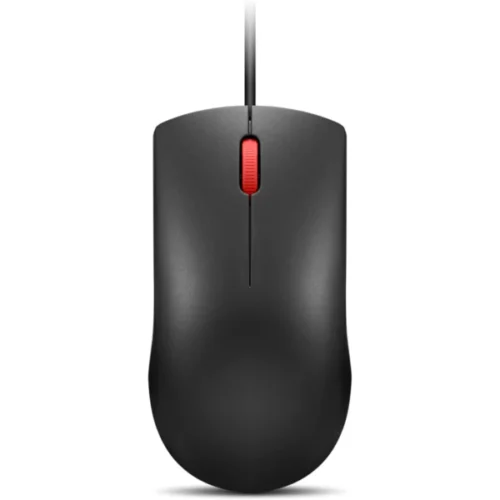 Lenovo USB Wired Optical Mouse – 1000 DPI, Ergonomic Design, Plug-and-Play for Laptop & PC