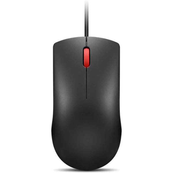 Lenovo USB Wired Optical Mouse – 1000 DPI, Ergonomic Design, Plug-and-Play for Laptop & PC