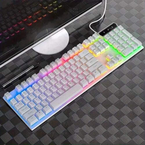 Acer YKB913 Wired Membrane RGB Keyboard with mechanical feel keys
