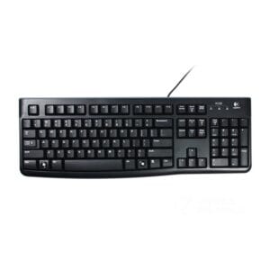 Logitech K120 Ergonomic Wired USB Keyboard with quiet keys