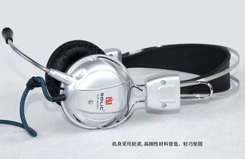 SOLIC SLR Gaming Headphones – Stereo Sound with Mic - Image 2