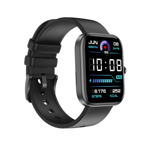 Zero Ignite Smart Watch Black Edition with 1.83-inch IPS display, Bluetooth calling, SpO2, heart rate monitoring, and fitness tracking features.