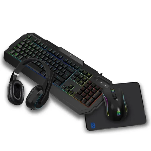 FunBug Ultimate 4in1 Gaming Setup – RGB Keyboard, Mouse, MousePad & Onikuma Headphones - Image 3