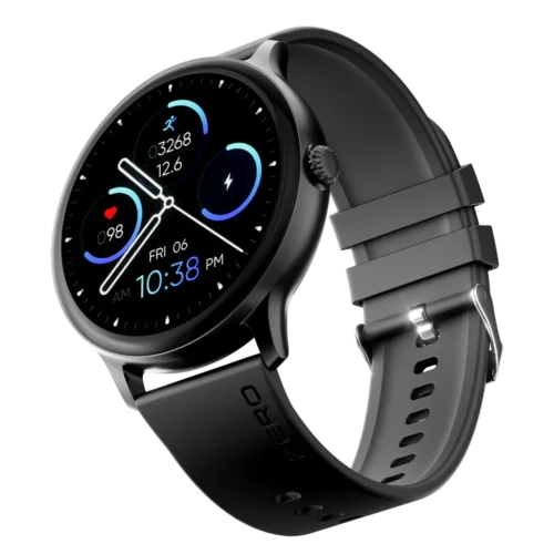 Zero Luna Smart Watch Full Black – 1.39” Display, Bluetooth Calling, Waterproof Health & Fitness Tracker