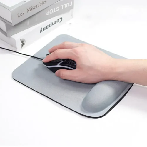 EVA Wrist Mouse Pad Light Grey 210×230MM for Office & Gaming
