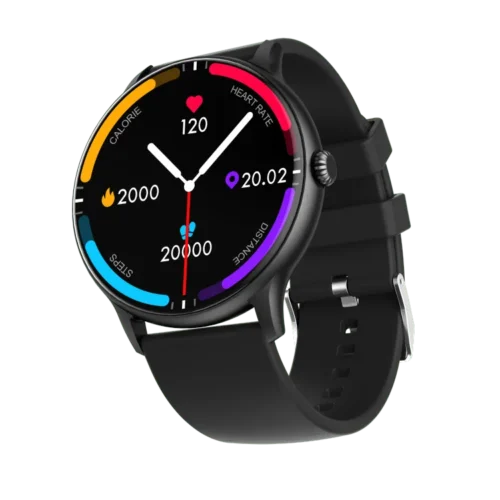 Zero® Luna Smart Watch – Full Black Edition, Bluetooth Calling, 1.39” TFT Display, Fitness & Health Tracker - Image 2