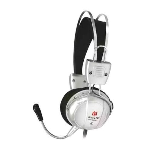 SOLIC SLR 812/822 Gaming Headphones with super bass stereo sound and built-in microphone